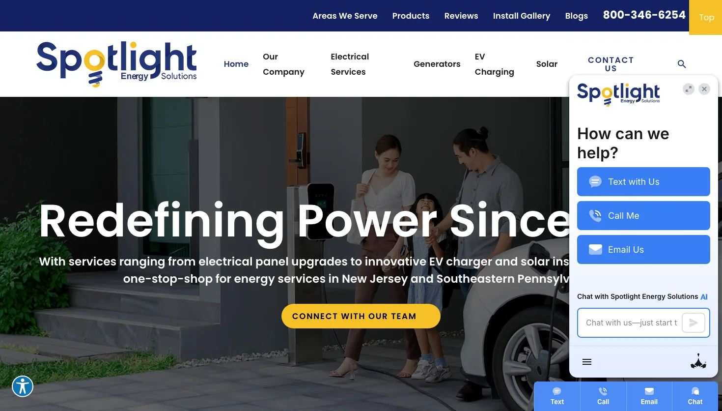 Spotlight Energy Solutions website screenshot