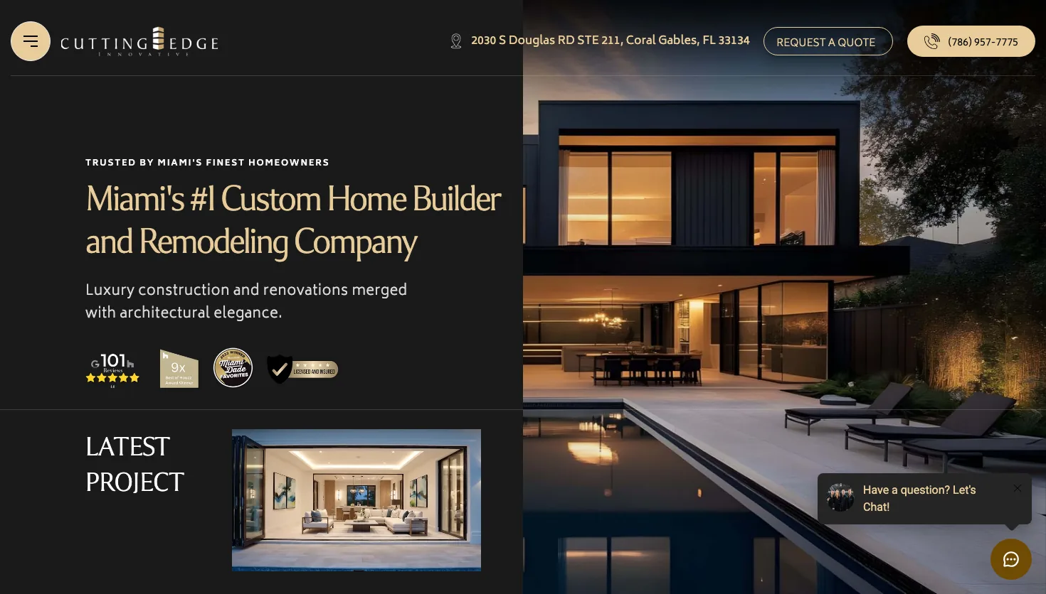 Cutting Edge Innovative website screenshot