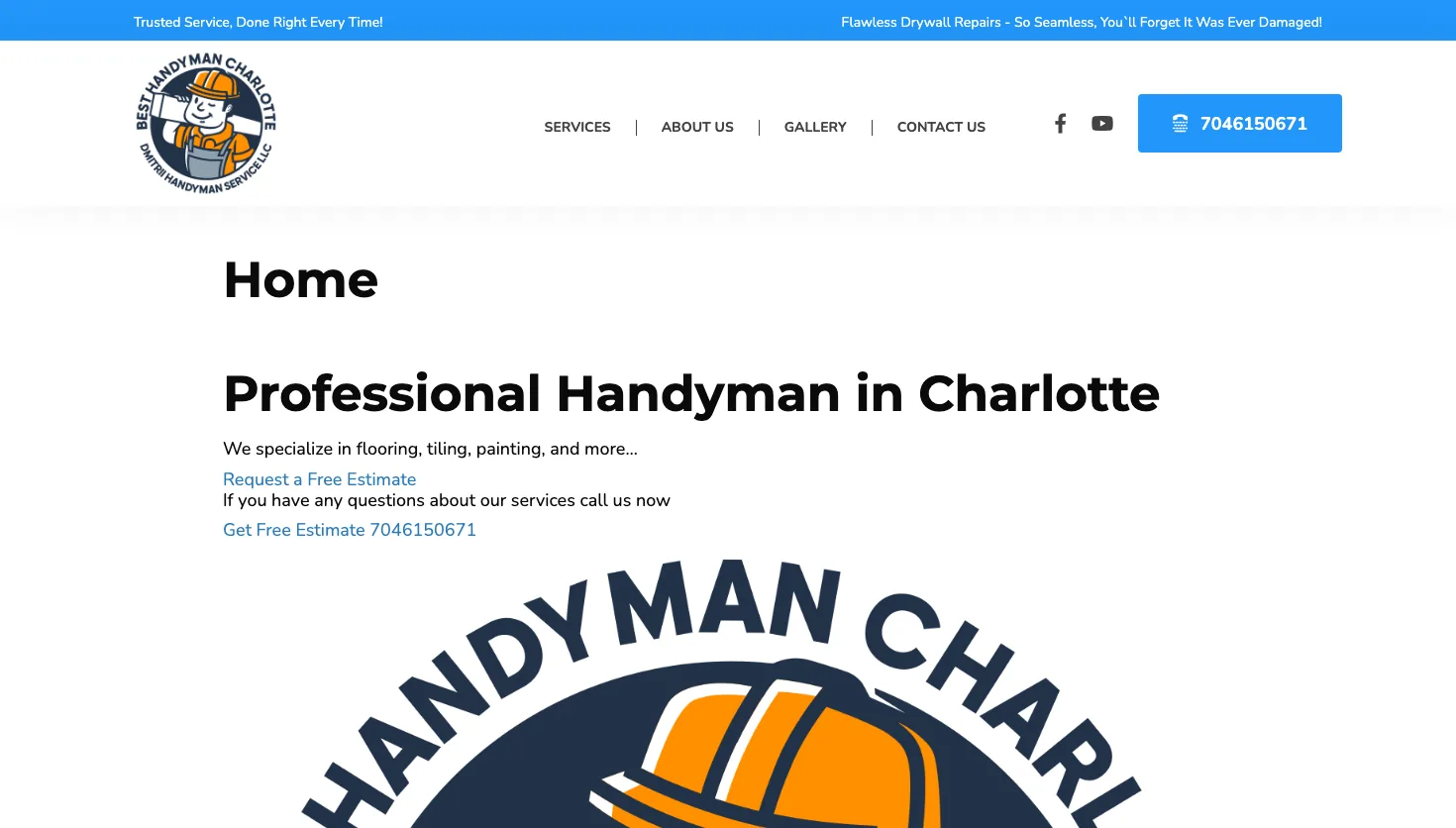 Dmitrii Handyman Service website screenshot