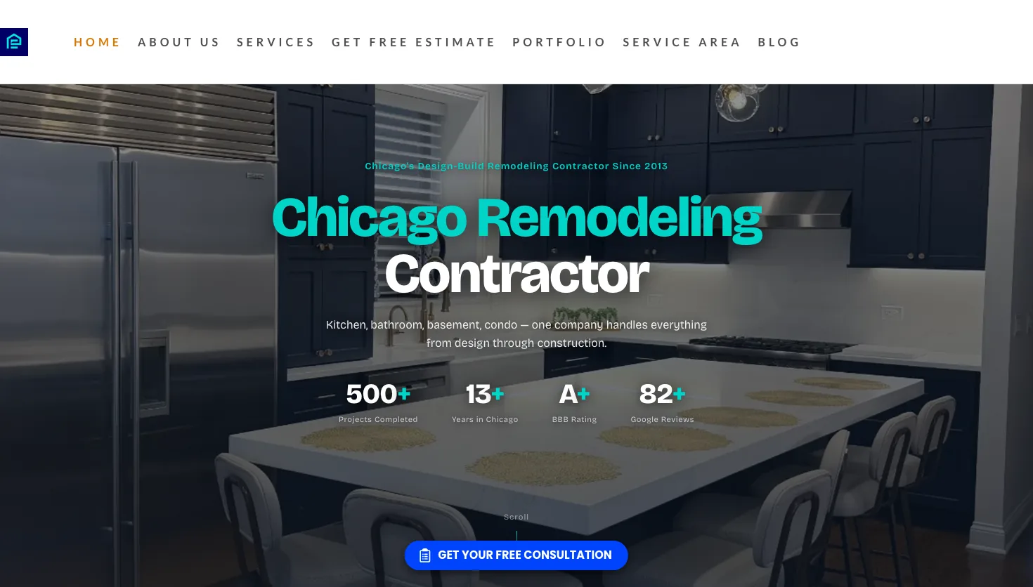 Assembly Squad Remodeling Chicago website screenshot
