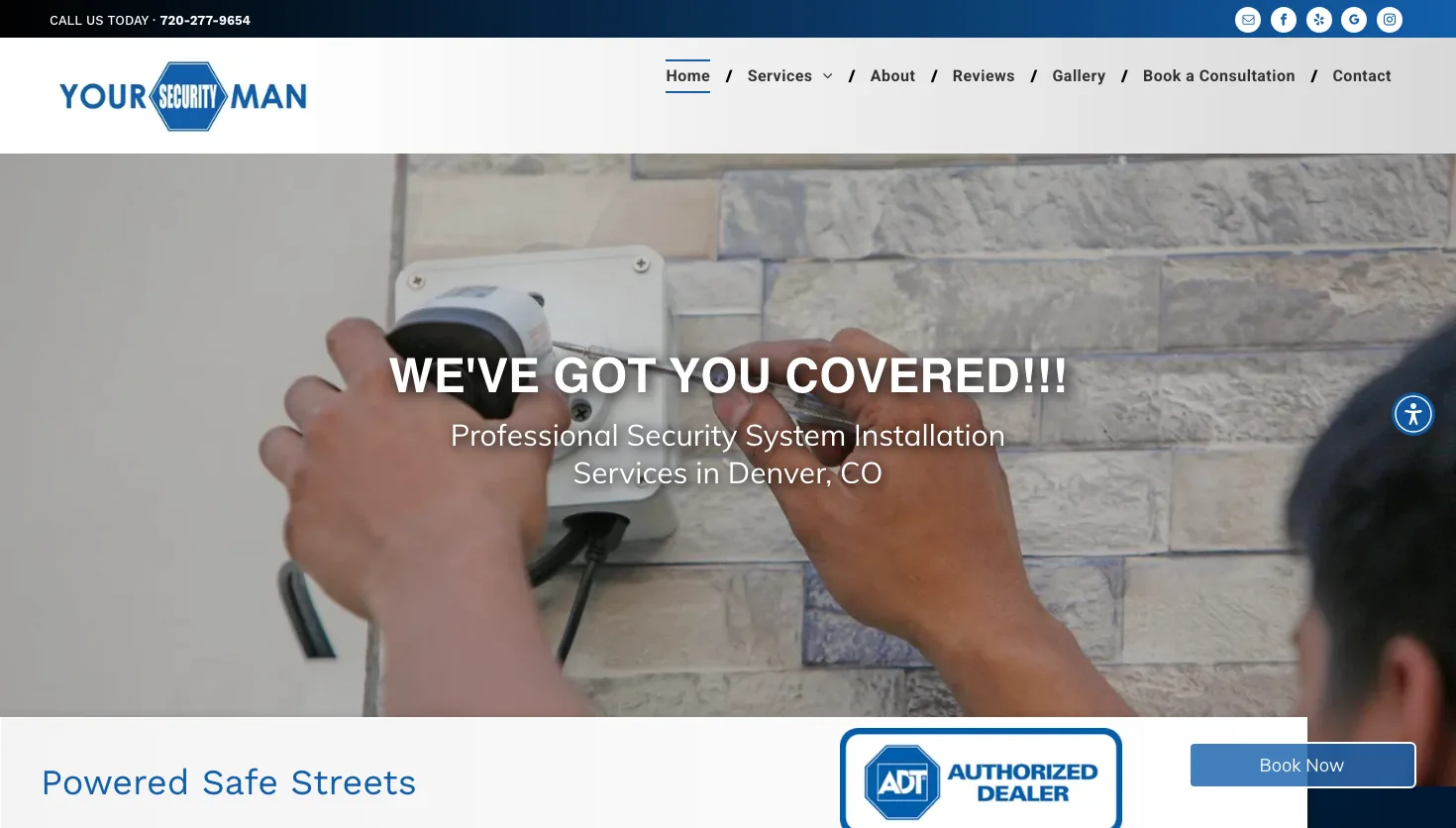 Your Security Man website screenshot