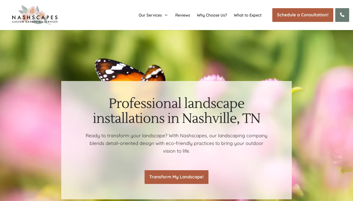NASHSCAPES website screenshot