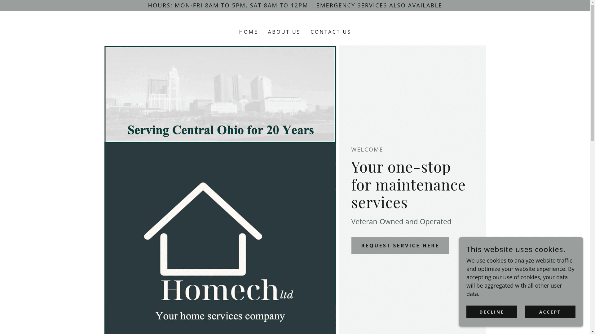 Homech ltd website screenshot