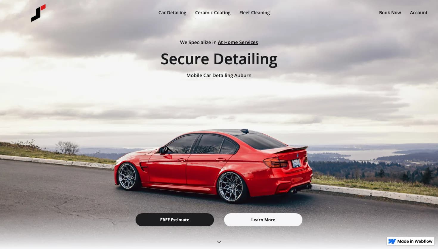 Secure Detailing Car Detailing Seattle website screenshot