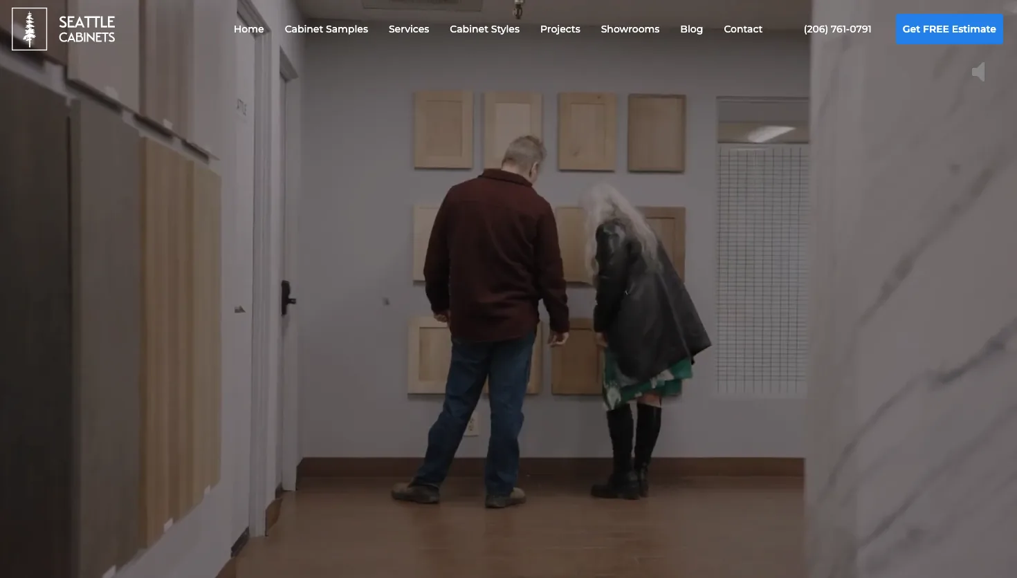 Seattle Cabinets LLC website screenshot