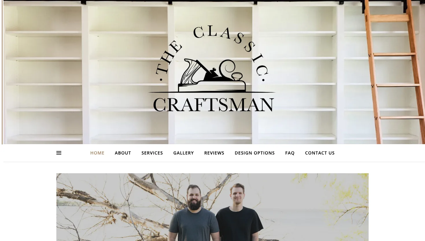 The Classic Craftsman website screenshot