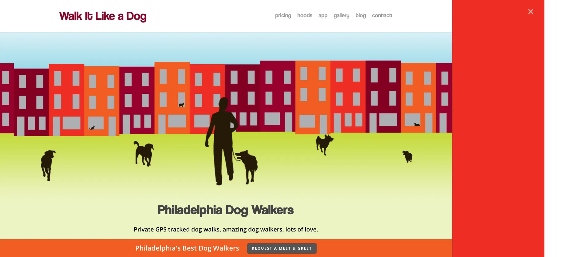 Walk It Like A Dog website screenshot