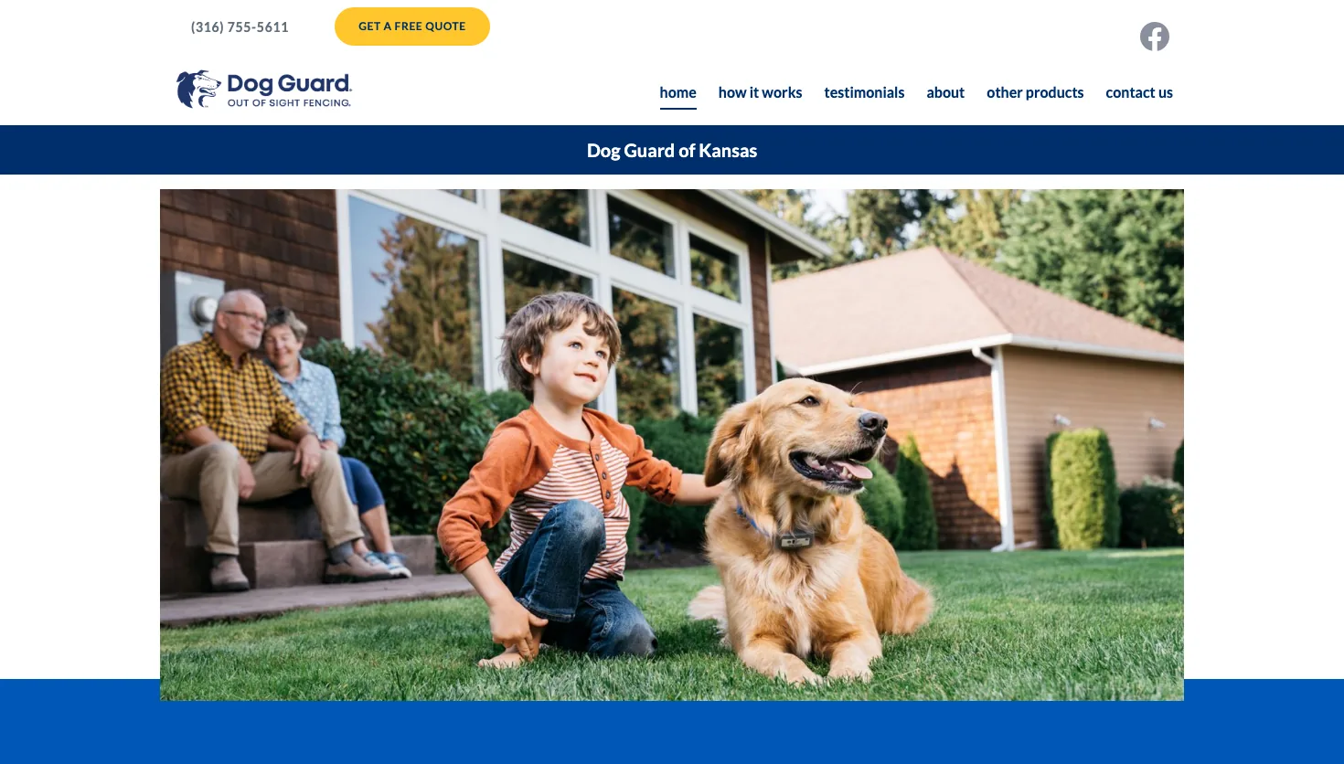 Dog Guard Of Kansas website screenshot