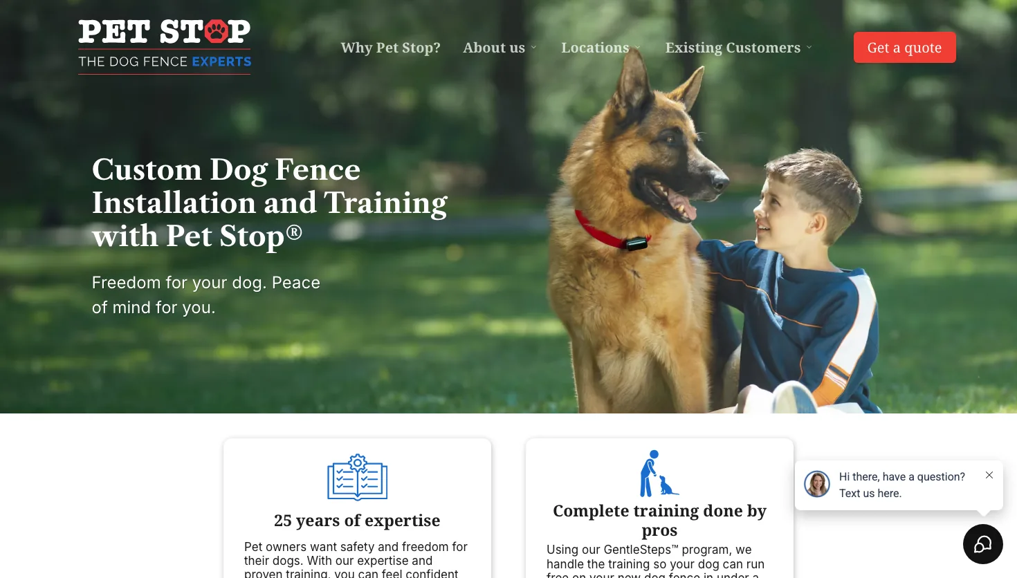 Pet Stop of Virginia Beach website screenshot