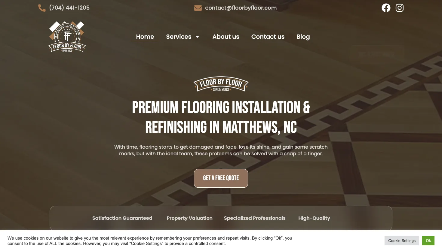 Floor By Floor website screenshot