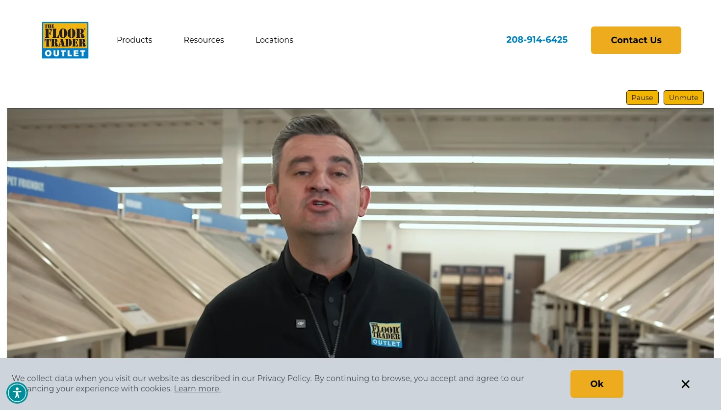 Floor Trader of Boise website screenshot