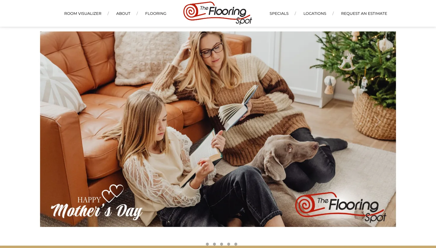 The Flooring Spot website screenshot