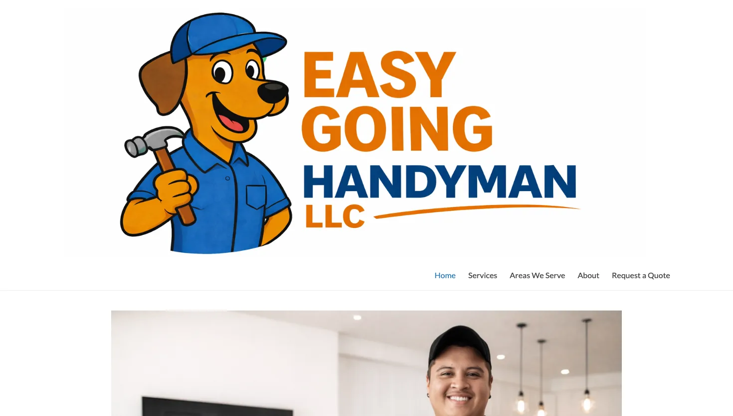 Easy Going Handyman LLC website screenshot
