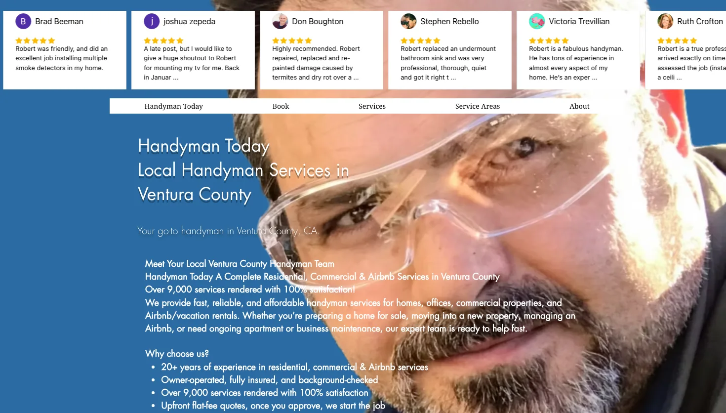Handyman Today l Local Handyman Services in Ventura County l Residential and Business Repairs website screenshot