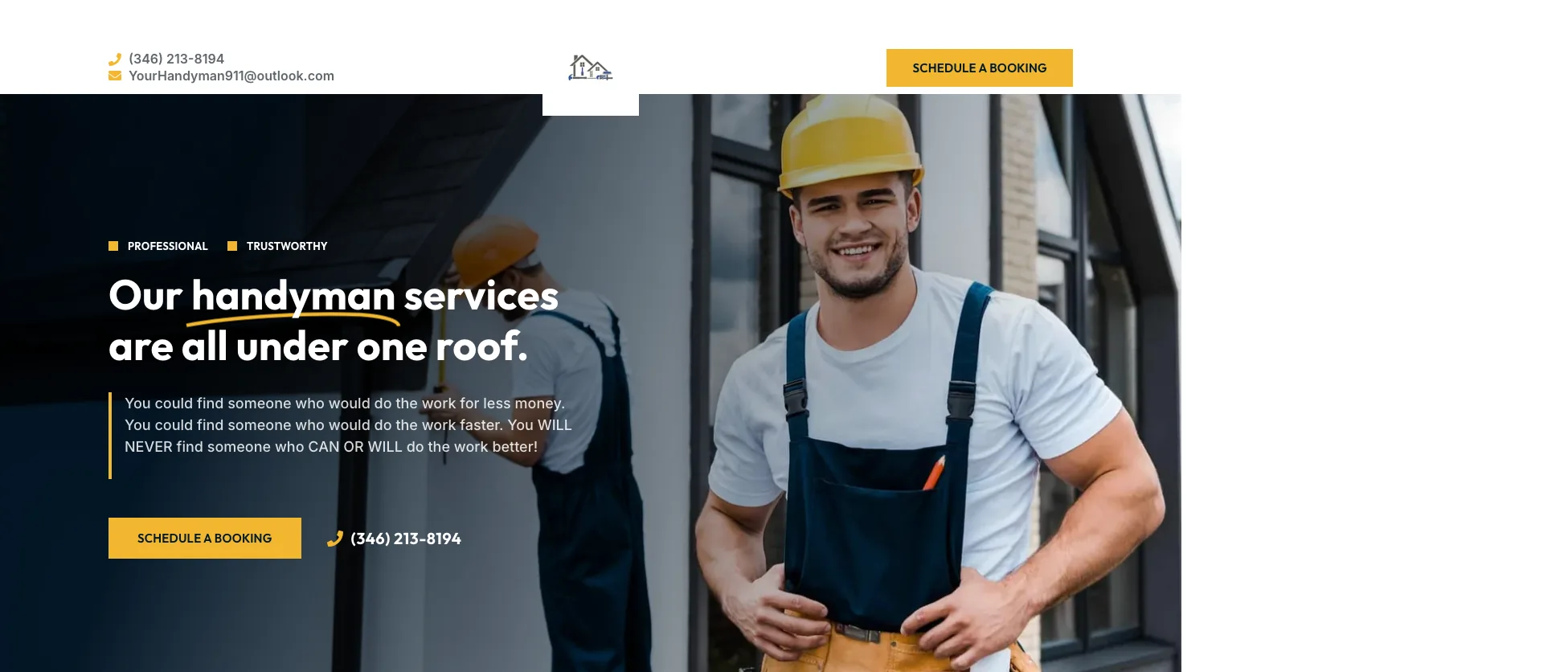Your Handyman 911 website screenshot