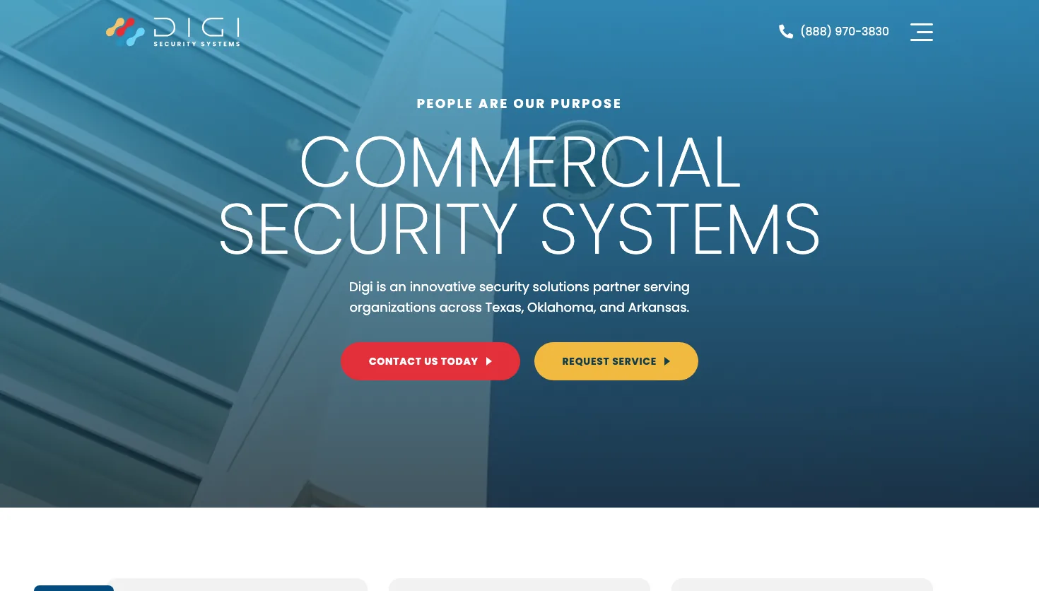 Digi Security Systems - Oklahoma City website screenshot