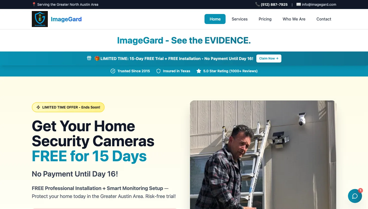 ImageGard website screenshot