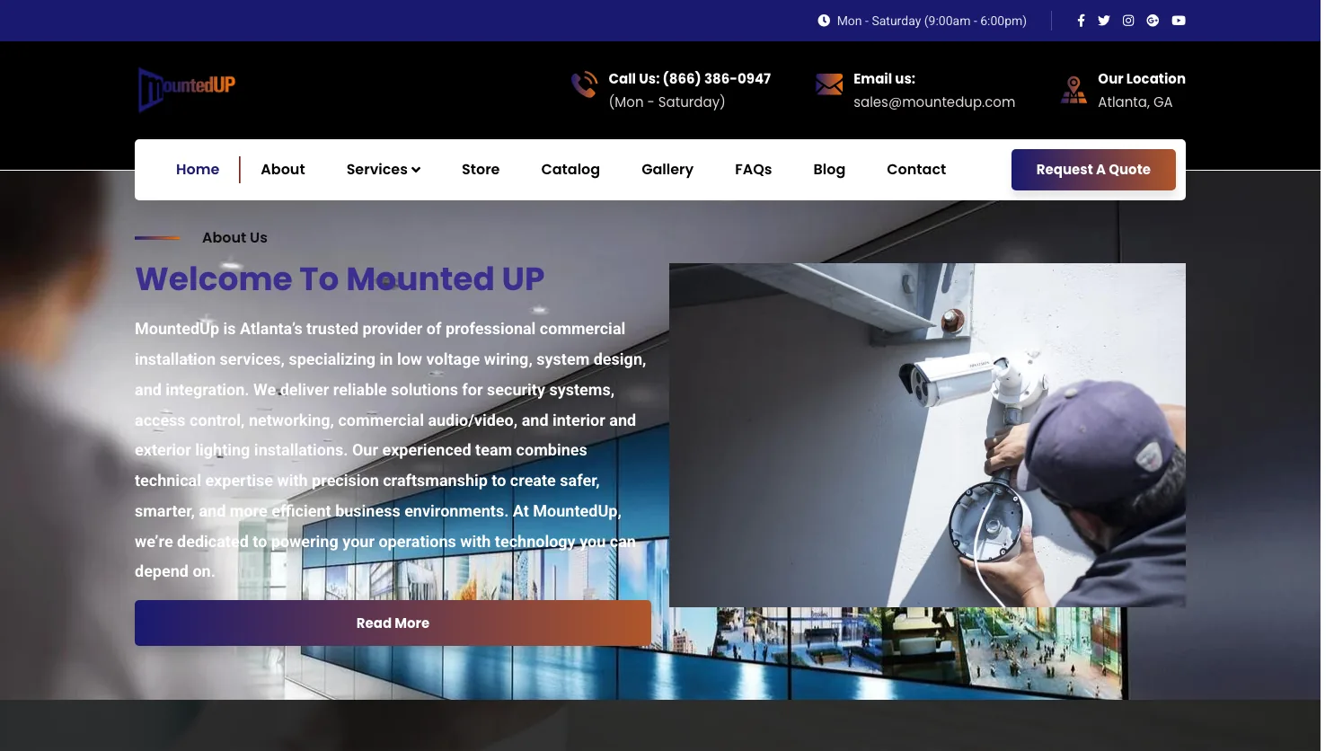 Mounted-Up website screenshot