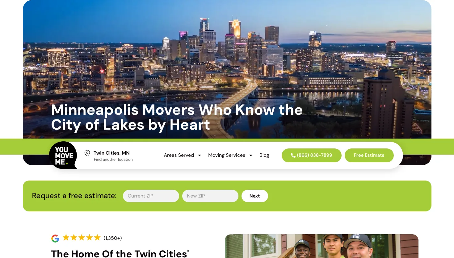 You Move Me Twin Cities website screenshot
