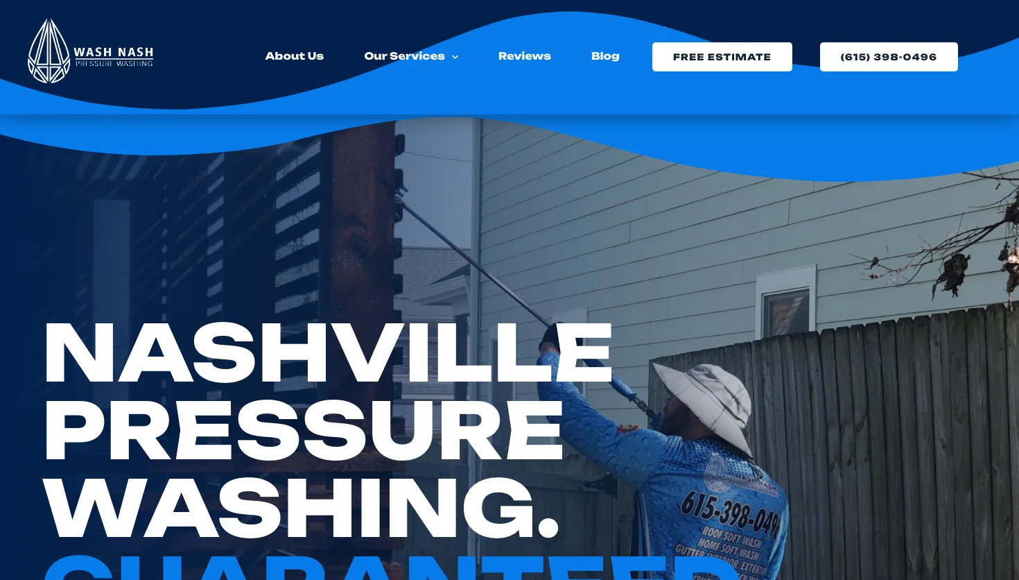 Wash Nash TN website screenshot