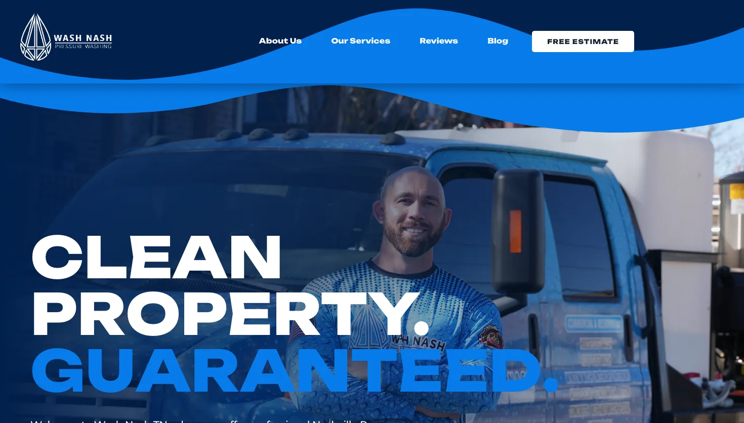Wash Nash TN website screenshot