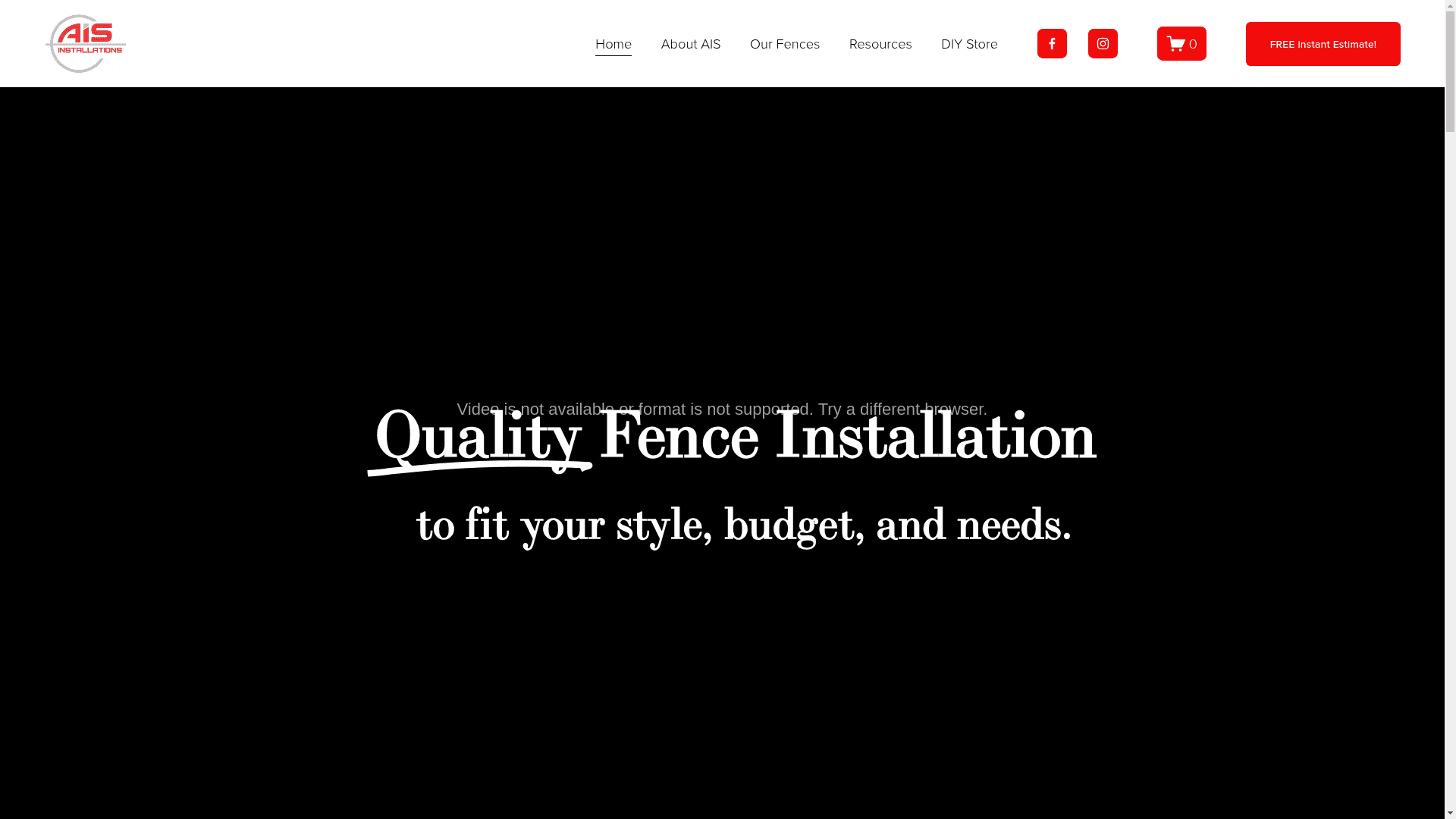 AIS Installations website screenshot