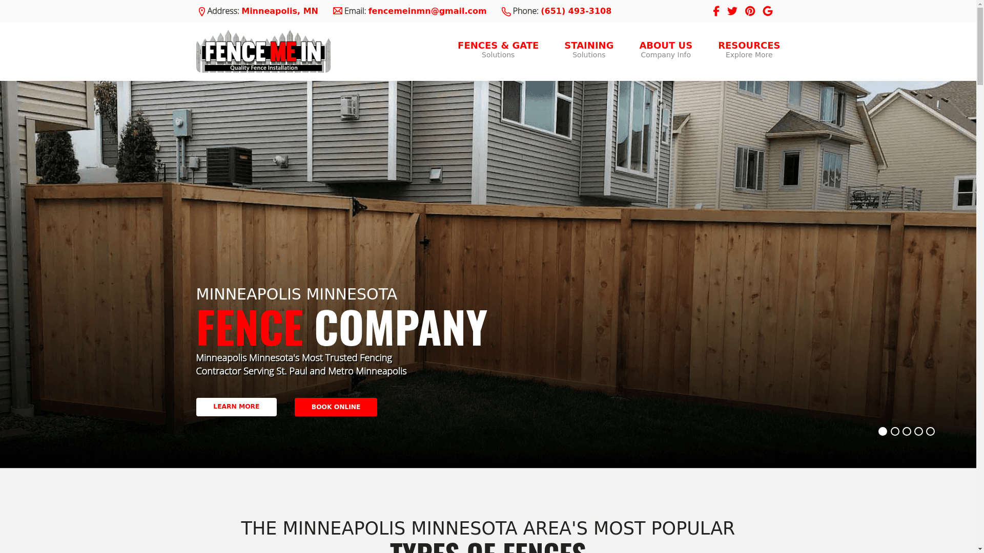 Fence Me In website screenshot