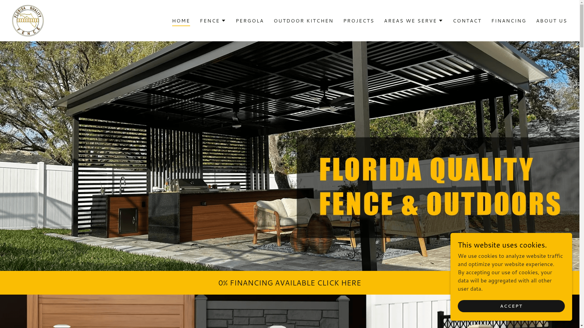 Florida Quality Fence LLC website screenshot