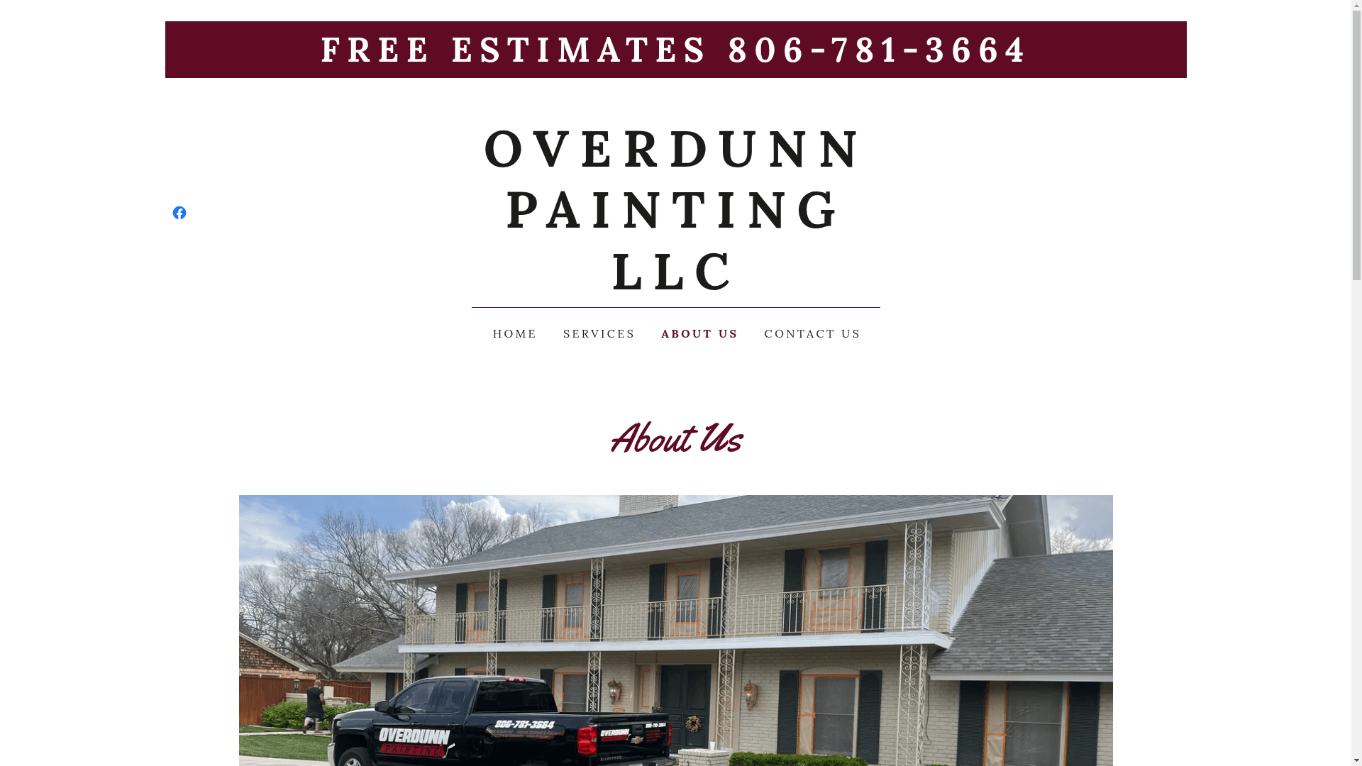 Overdunn Painting website screenshot