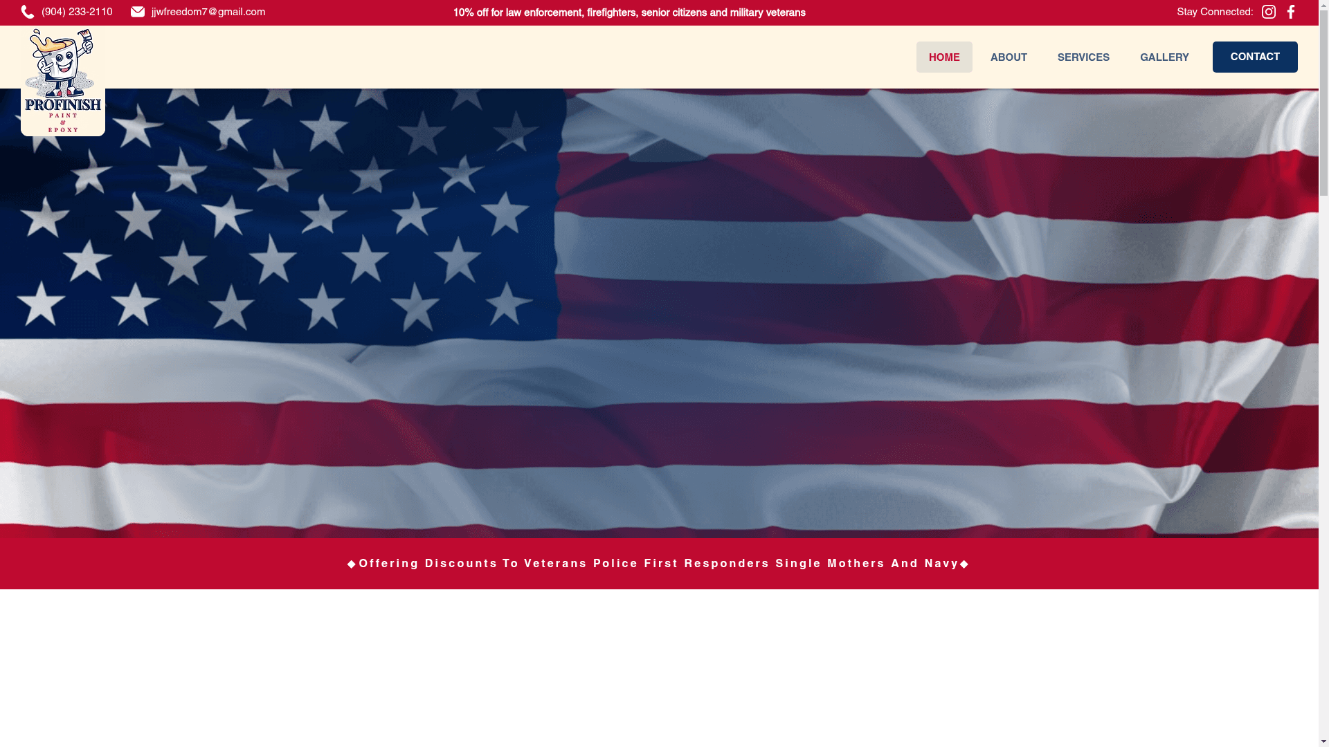 JW Painting & Pressure Washing & Epoxy Flooring website screenshot