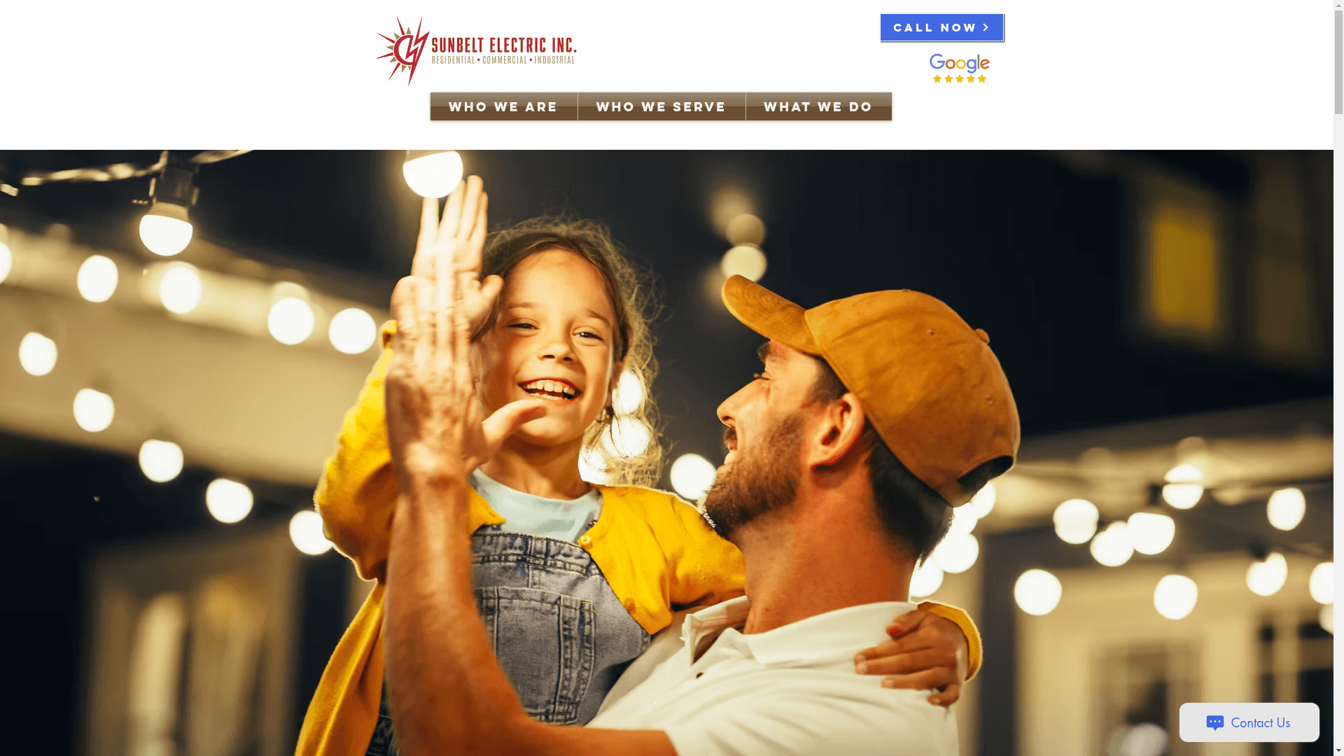 Sunbelt Electric Inc website screenshot