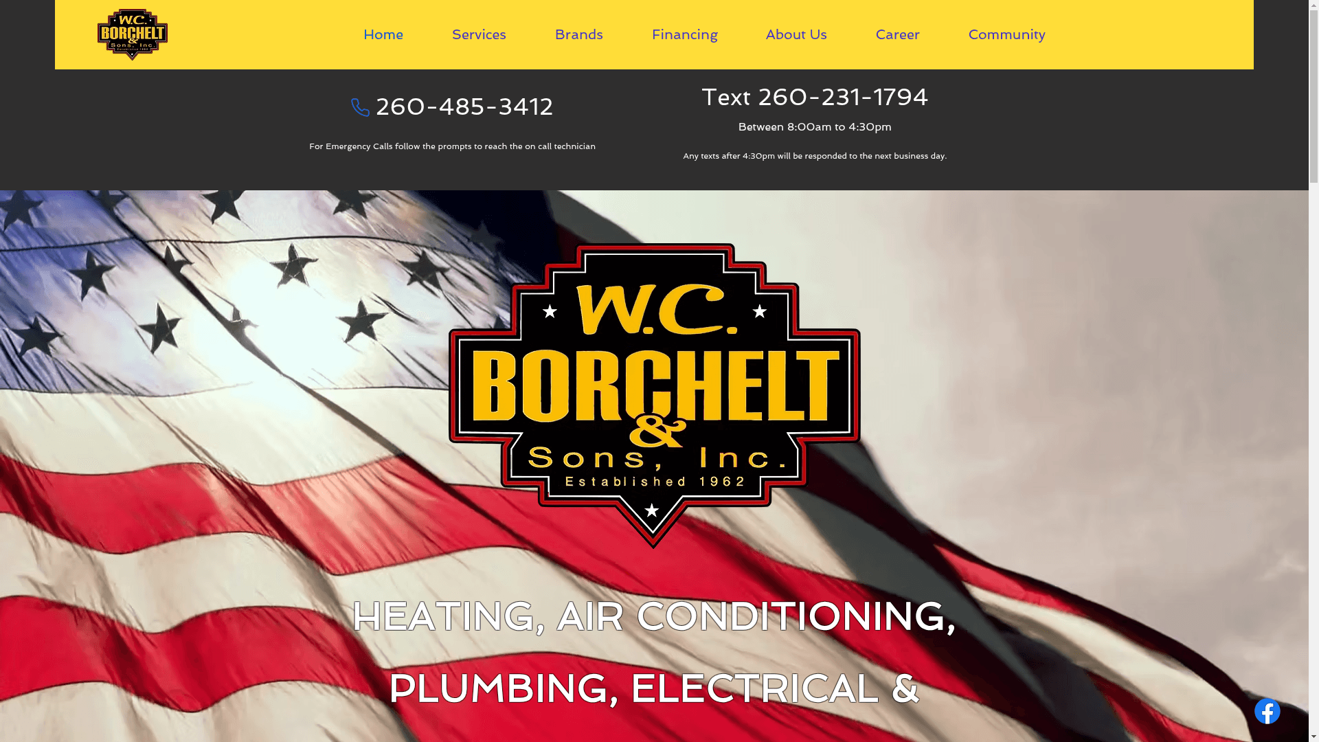 W C Borchelt & Sons Inc website screenshot